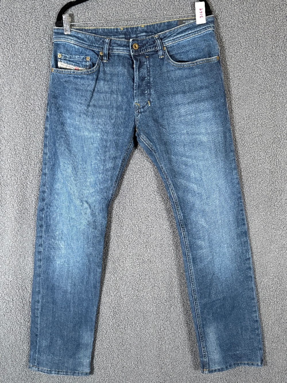 Diesel Safado Straight Button Fly Jeans - Men's Size 32*32(Fit 32*30) - Blue